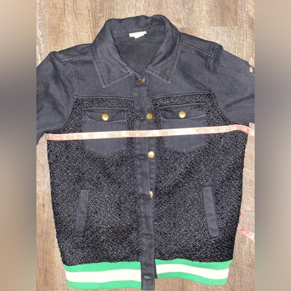 Ivystorehouse Alpha Kappa Alpha AKA Sorority Black Pink Green Button Jacket sz S - Picture 9 of 9